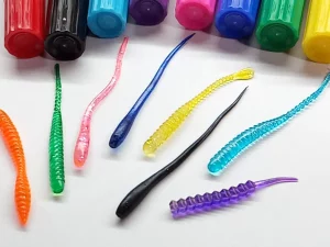 ワームに色付け
